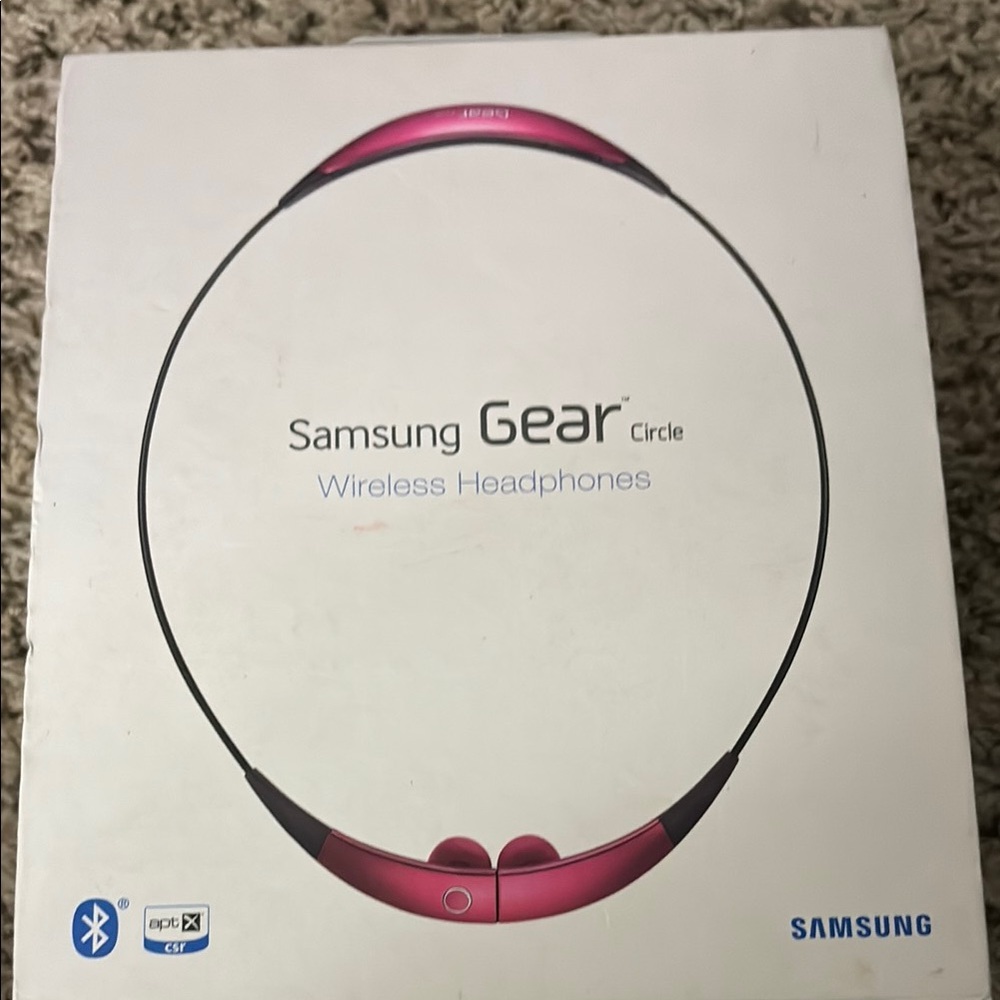 Samsung Pink Bluetooth Neckband Headset